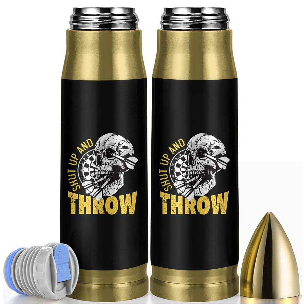 Funny Skeleton Darts Player Bullet Tumbler I Suck At Darts - Wonder Print Shop