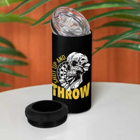 Funny Skeleton Darts Player 4 in 1 Can Cooler Tumbler I Suck At Darts - Wonder Print Shop
