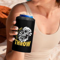 Funny Skeleton Darts Player 4 in 1 Can Cooler Tumbler I Suck At Darts - Wonder Print Shop