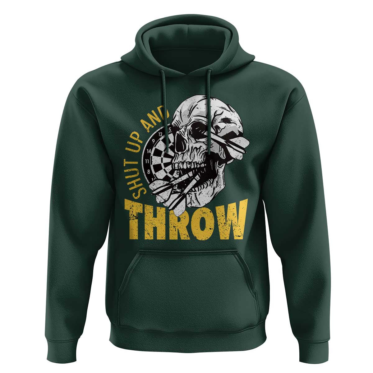Funny Skeleton Darts Player Hoodie I Suck At Darts - Wonder Print Shop