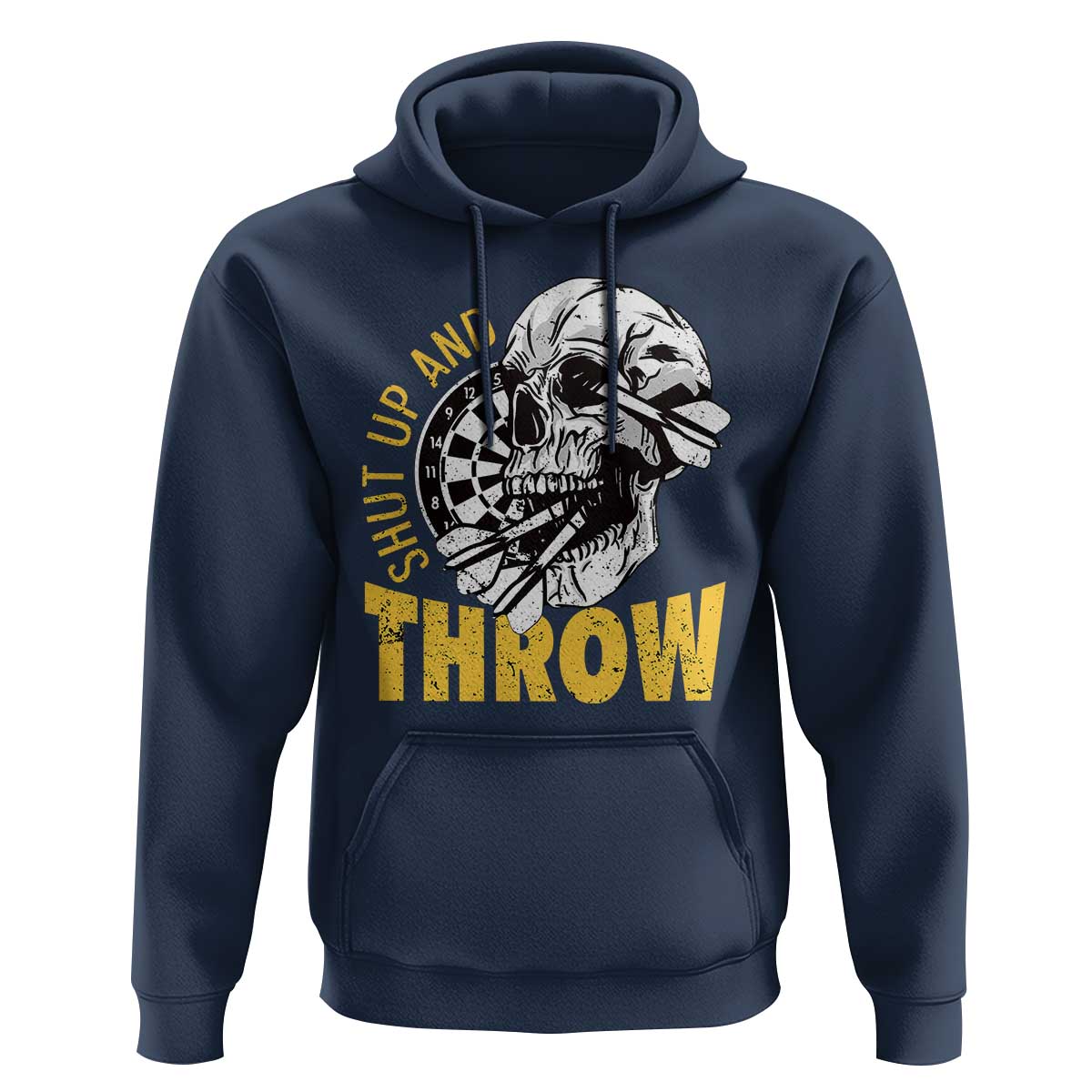 Funny Skeleton Darts Player Hoodie I Suck At Darts - Wonder Print Shop