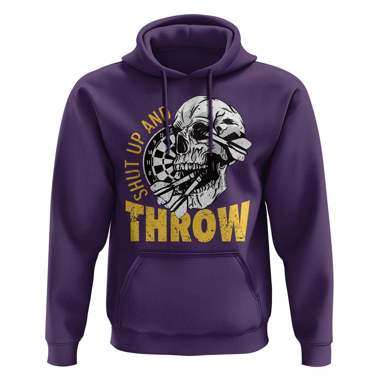 Funny Skeleton Darts Player Hoodie I Suck At Darts - Wonder Print Shop