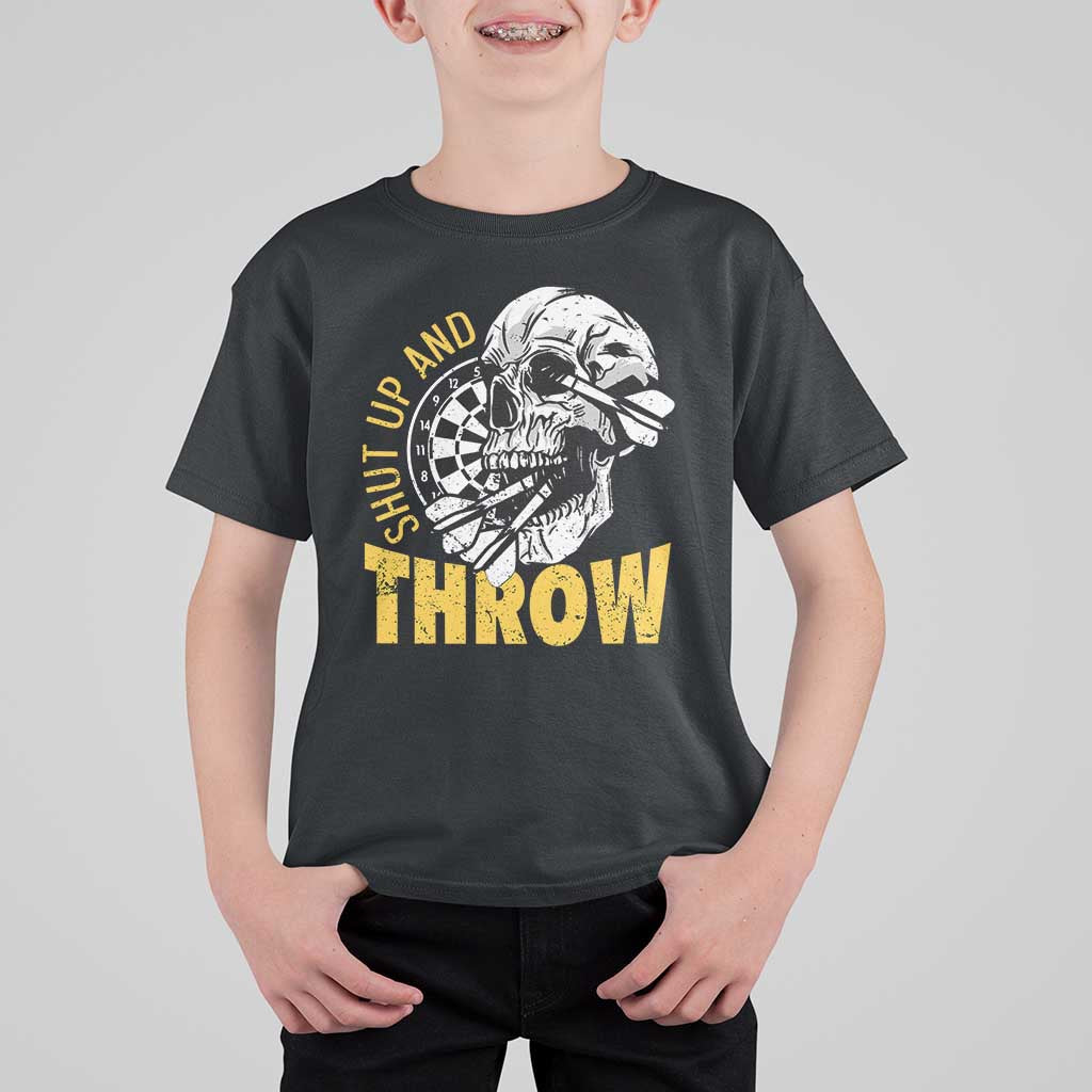 Funny Skeleton Darts Player T Shirt For Kid I Suck At Darts - Wonder Print Shop