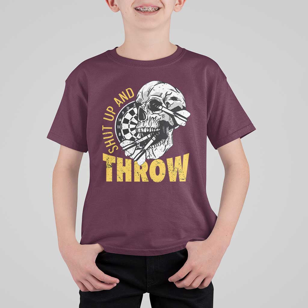 Funny Skeleton Darts Player T Shirt For Kid I Suck At Darts - Wonder Print Shop