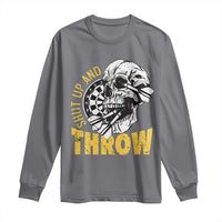 Funny Skeleton Darts Player Long Sleeve Shirt I Suck At Darts - Wonder Print Shop