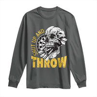 Funny Skeleton Darts Player Long Sleeve Shirt I Suck At Darts - Wonder Print Shop