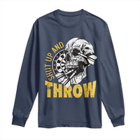 Funny Skeleton Darts Player Long Sleeve Shirt I Suck At Darts - Wonder Print Shop
