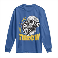 Funny Skeleton Darts Player Long Sleeve Shirt I Suck At Darts - Wonder Print Shop