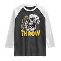Funny Skeleton Darts Player Raglan Shirt I Suck At Darts - Wonder Print Shop