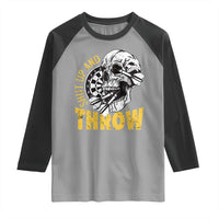 Funny Skeleton Darts Player Raglan Shirt I Suck At Darts - Wonder Print Shop