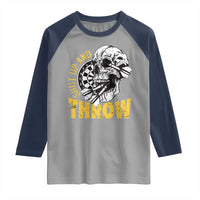 Funny Skeleton Darts Player Raglan Shirt I Suck At Darts - Wonder Print Shop