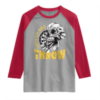 Funny Skeleton Darts Player Raglan Shirt I Suck At Darts - Wonder Print Shop