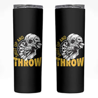 Funny Skeleton Darts Player Skinny Tumbler I Suck At Darts - Wonder Print Shop