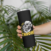Funny Skeleton Darts Player Skinny Tumbler I Suck At Darts - Wonder Print Shop