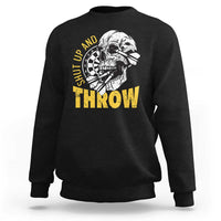 Funny Skeleton Darts Player Sweatshirt I Suck At Darts - Wonder Print Shop