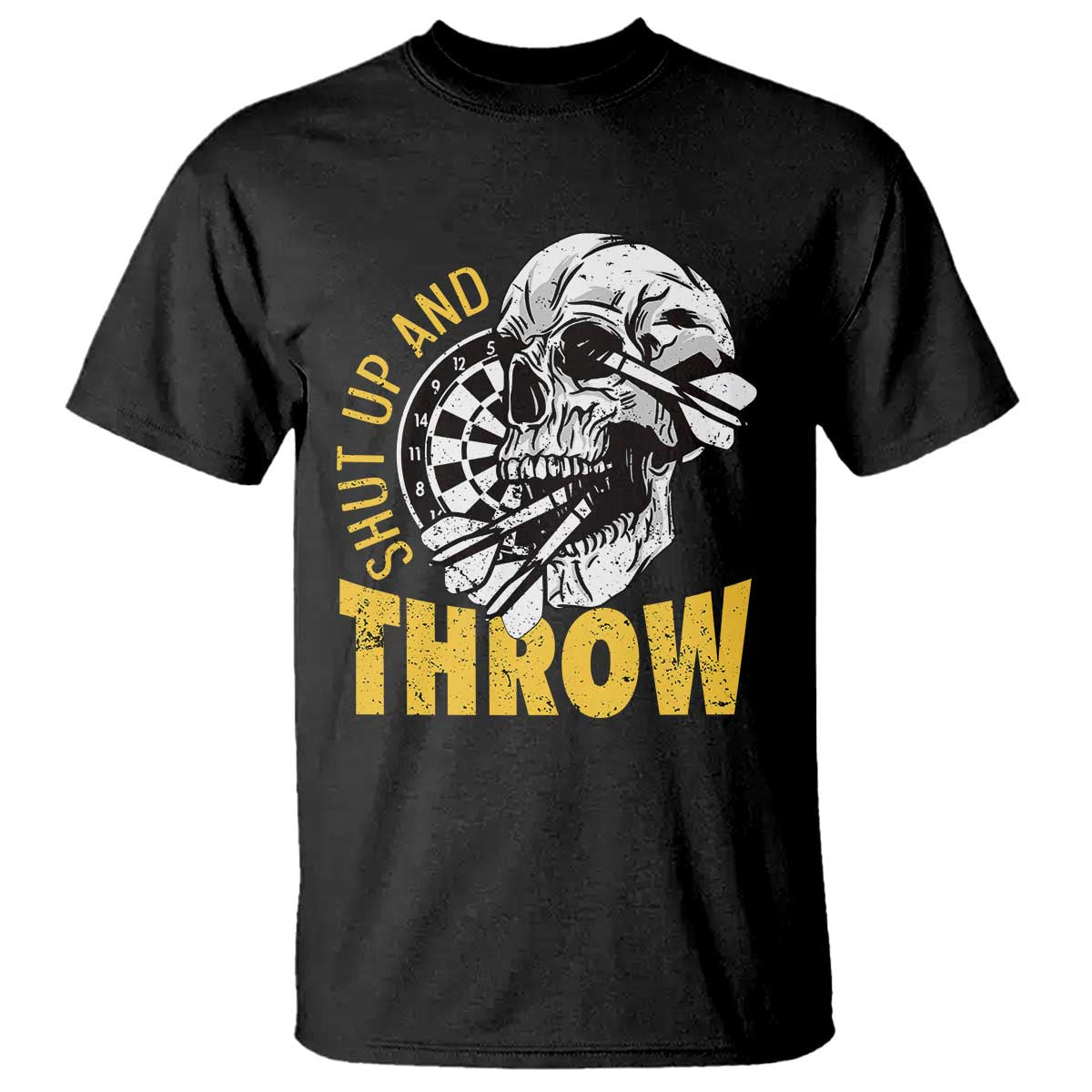 Funny Skeleton Darts Player T Shirt I Suck At Darts - Wonder Print Shop