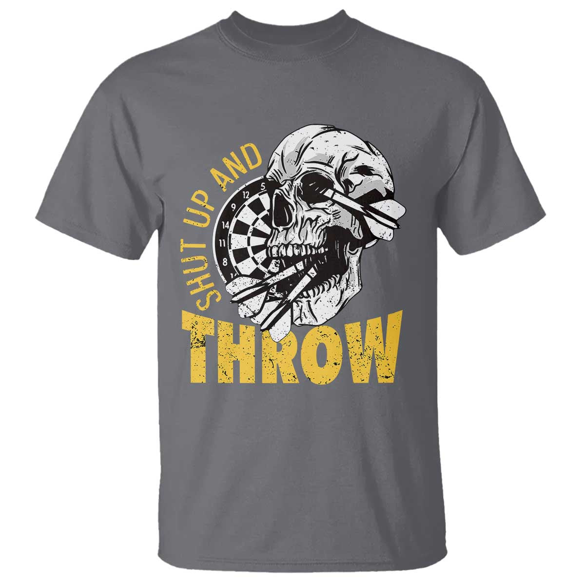 Funny Skeleton Darts Player T Shirt I Suck At Darts - Wonder Print Shop