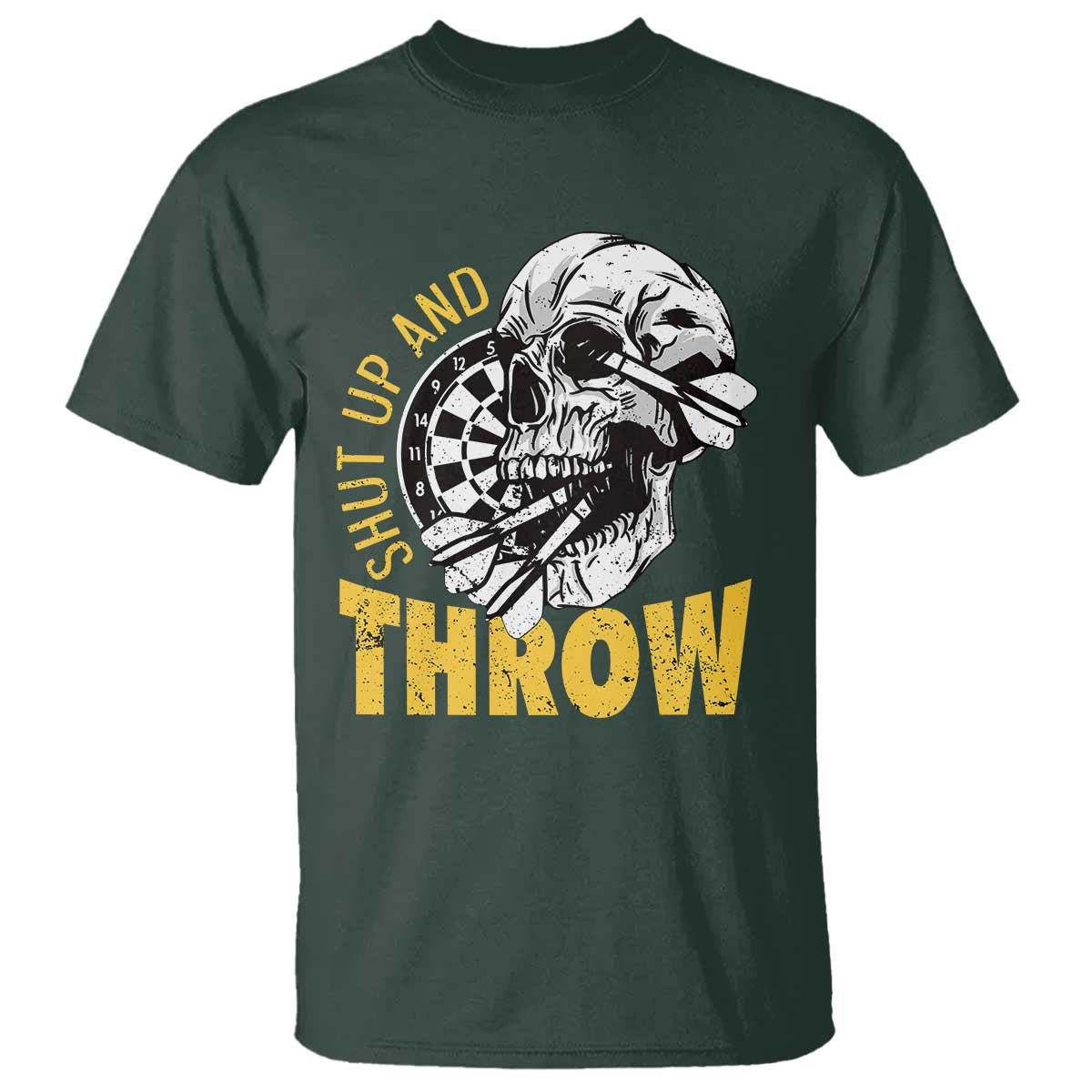 Funny Skeleton Darts Player T Shirt I Suck At Darts - Wonder Print Shop
