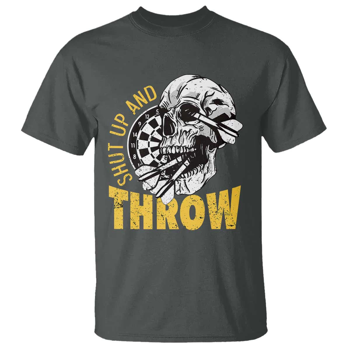 Funny Skeleton Darts Player T Shirt I Suck At Darts - Wonder Print Shop