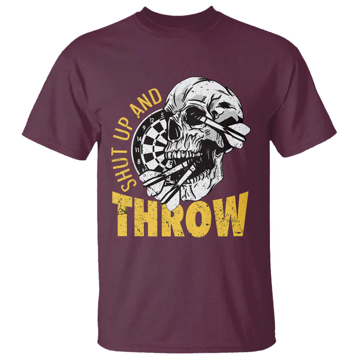Funny Skeleton Darts Player T Shirt I Suck At Darts - Wonder Print Shop