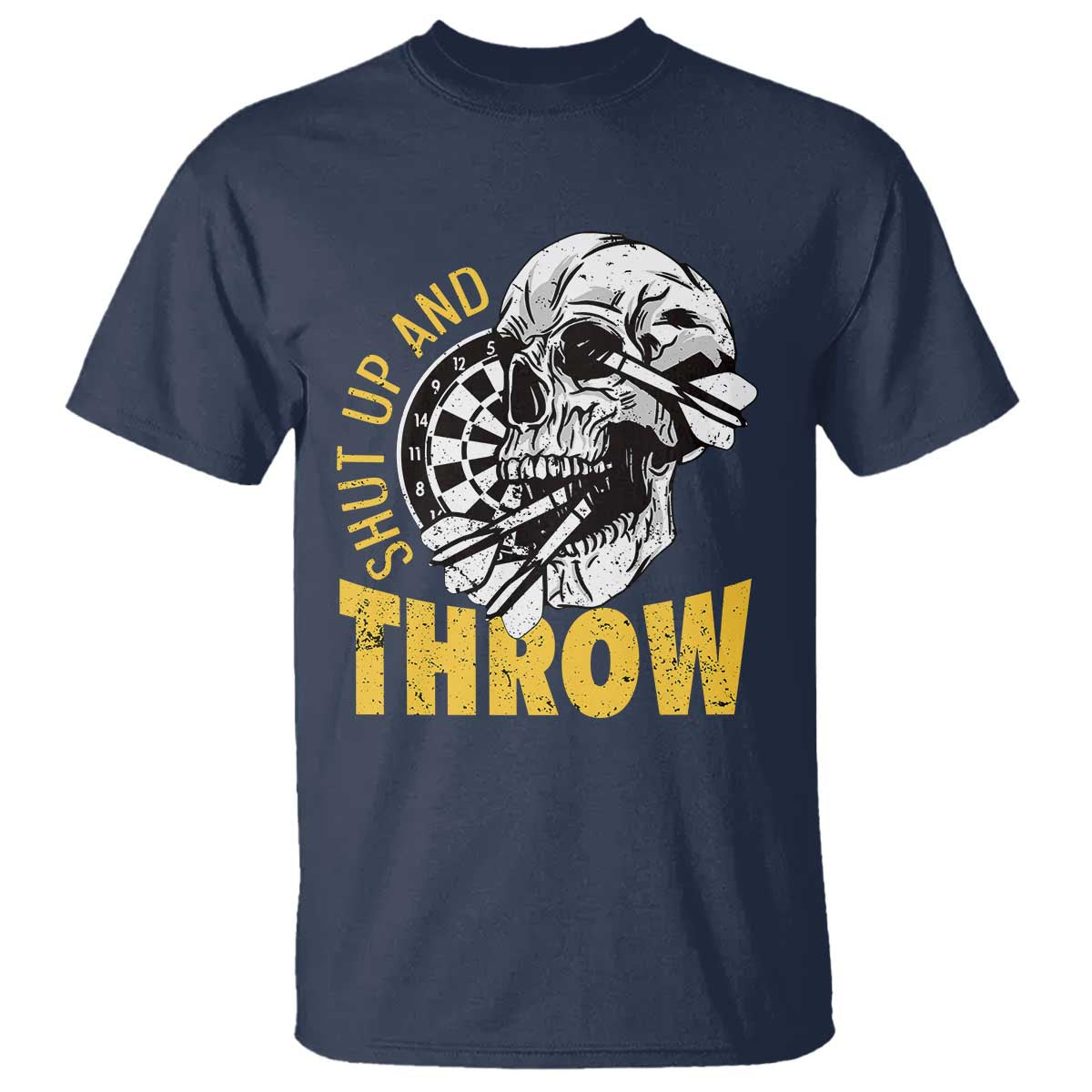 Funny Skeleton Darts Player T Shirt I Suck At Darts - Wonder Print Shop