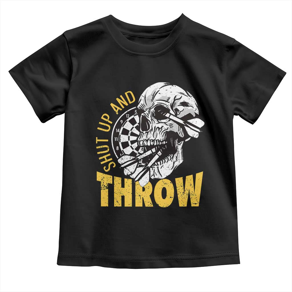 Funny Skeleton Darts Player Toddler T Shirt I Suck At Darts - Wonder Print Shop