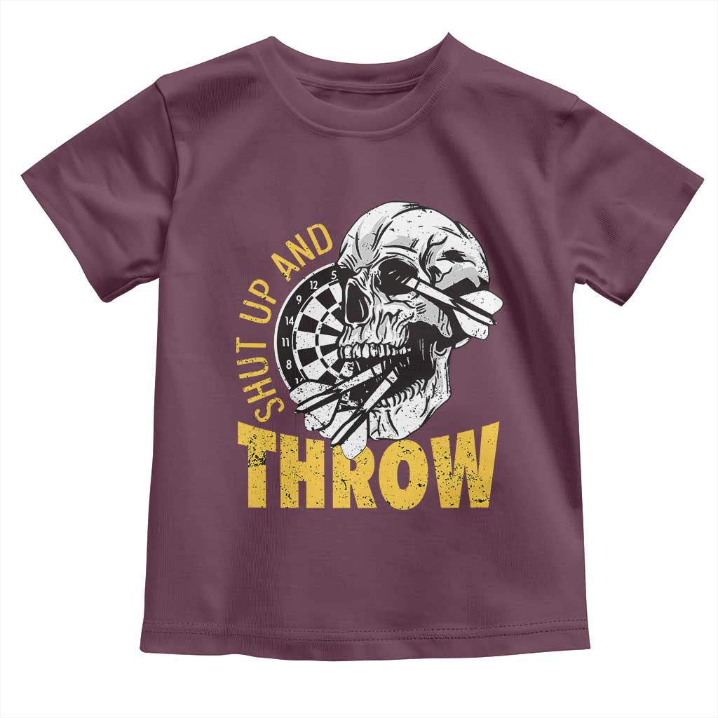 Funny Skeleton Darts Player Toddler T Shirt I Suck At Darts - Wonder Print Shop