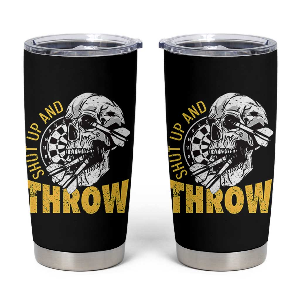 Funny Skeleton Darts Player Tumbler Cup I Suck At Darts - Wonder Print Shop