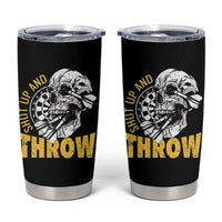 Funny Skeleton Darts Player Tumbler Cup I Suck At Darts - Wonder Print Shop