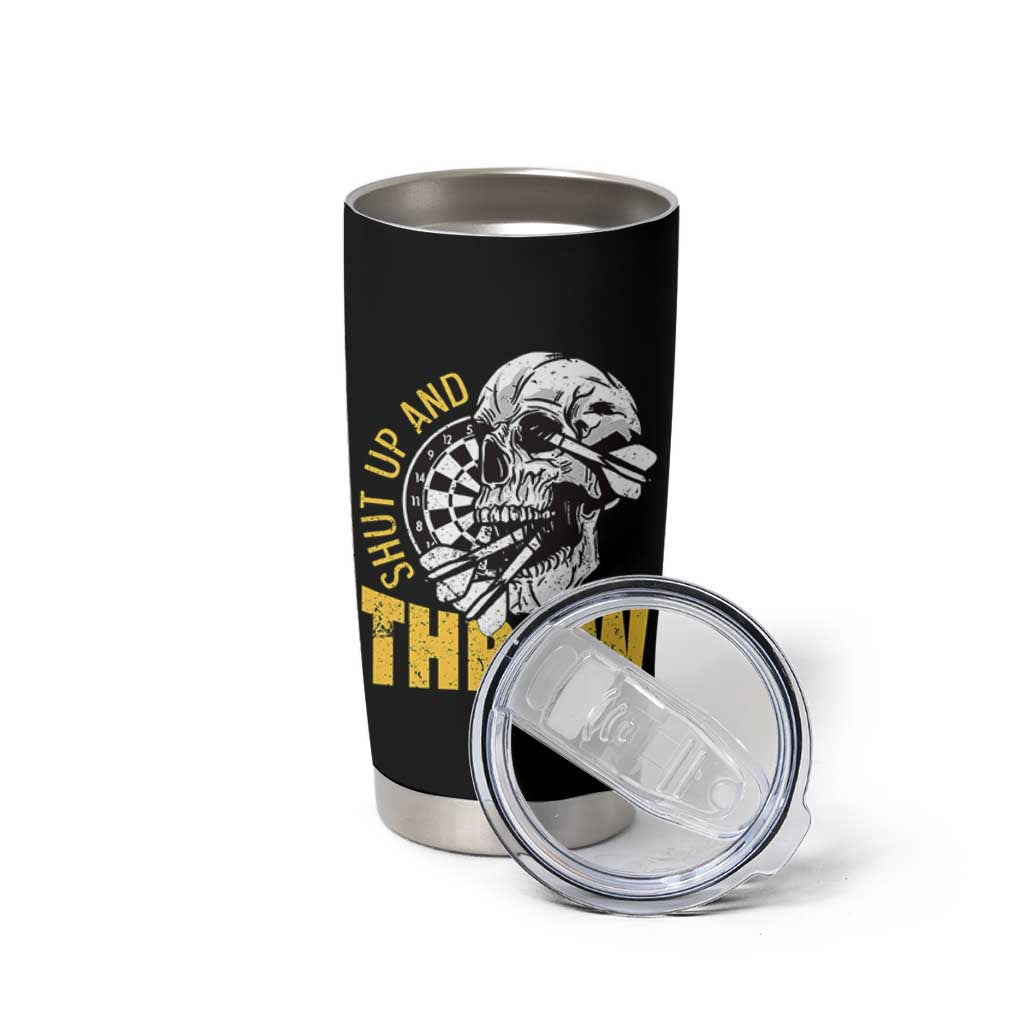 Funny Skeleton Darts Player Tumbler Cup I Suck At Darts - Wonder Print Shop