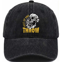Funny Skeleton Darts Player Washed Cotton Baseball Cap I Suck At Darts