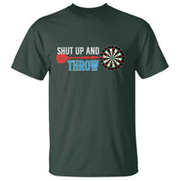 Shut Up And Throw T Shirt Funny Darts Player Gift - Wonder Print Shop