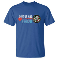 Shut Up And Throw T Shirt Funny Darts Player Gift - Wonder Print Shop