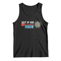 Shut Up And Throw Tank Top Funny Darts Player Gift - Wonder Print Shop