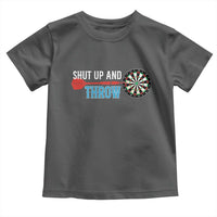 Shut Up And Throw Toddler T Shirt Funny Darts Player Gift - Wonder Print Shop