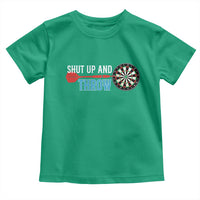 Shut Up And Throw Toddler T Shirt Funny Darts Player Gift - Wonder Print Shop