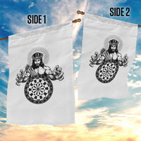 Funny Christian Dartist Gift Garden Flag Jesus Bullseye Shooter - Wonder Print Shop