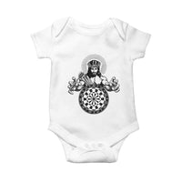Funny Christian Dartist Gift Baby Onesie Jesus Bullseye Shooter - Wonder Print Shop