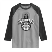Funny Christian Dartist Gift Raglan Shirt Jesus Bullseye Shooter - Wonder Print Shop