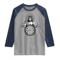 Funny Christian Dartist Gift Raglan Shirt Jesus Bullseye Shooter - Wonder Print Shop