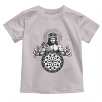 Funny Christian Dartist Gift Toddler T Shirt Jesus Bullseye Shooter - Wonder Print Shop