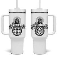 Funny Christian Dartist Gift Tumbler With Handle Jesus Bullseye Shooter - Wonder Print Shop