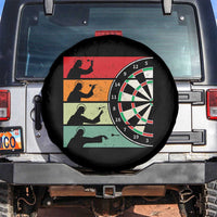 Vintage Darts Player Christian Faith Gift Spare Tire Cover Jesus Bullseye Shooter - Wonder Print Shop