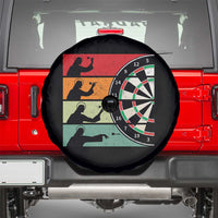 Vintage Darts Player Christian Faith Gift Spare Tire Cover Jesus Bullseye Shooter - Wonder Print Shop