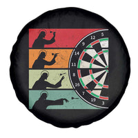 Vintage Darts Player Christian Faith Gift Spare Tire Cover Jesus Bullseye Shooter - Wonder Print Shop