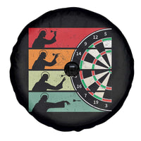 Vintage Darts Player Christian Faith Gift Spare Tire Cover Jesus Bullseye Shooter - Wonder Print Shop