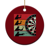 Vintage Darts Player Christian Faith Gift Ceramic Ornament Jesus Bullseye Shooter - Wonder Print Shop
