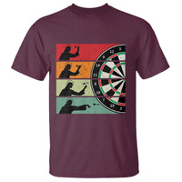 Vintage Darts Player Christian Faith Gift T Shirt Jesus Bullseye Shooter - Wonder Print Shop