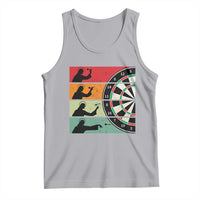 Vintage Darts Player Christian Faith Gift Tank Top Jesus Bullseye Shooter - Wonder Print Shop