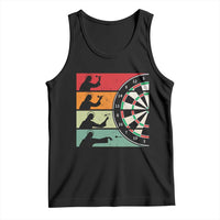 Vintage Darts Player Christian Faith Gift Tank Top Jesus Bullseye Shooter - Wonder Print Shop